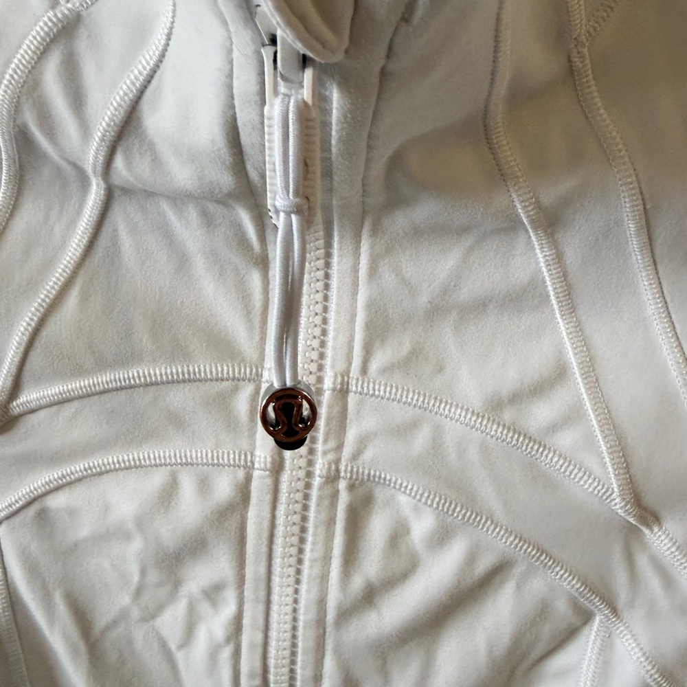 Lululemon White Zip-Up Jacket - Picture 3 of 5